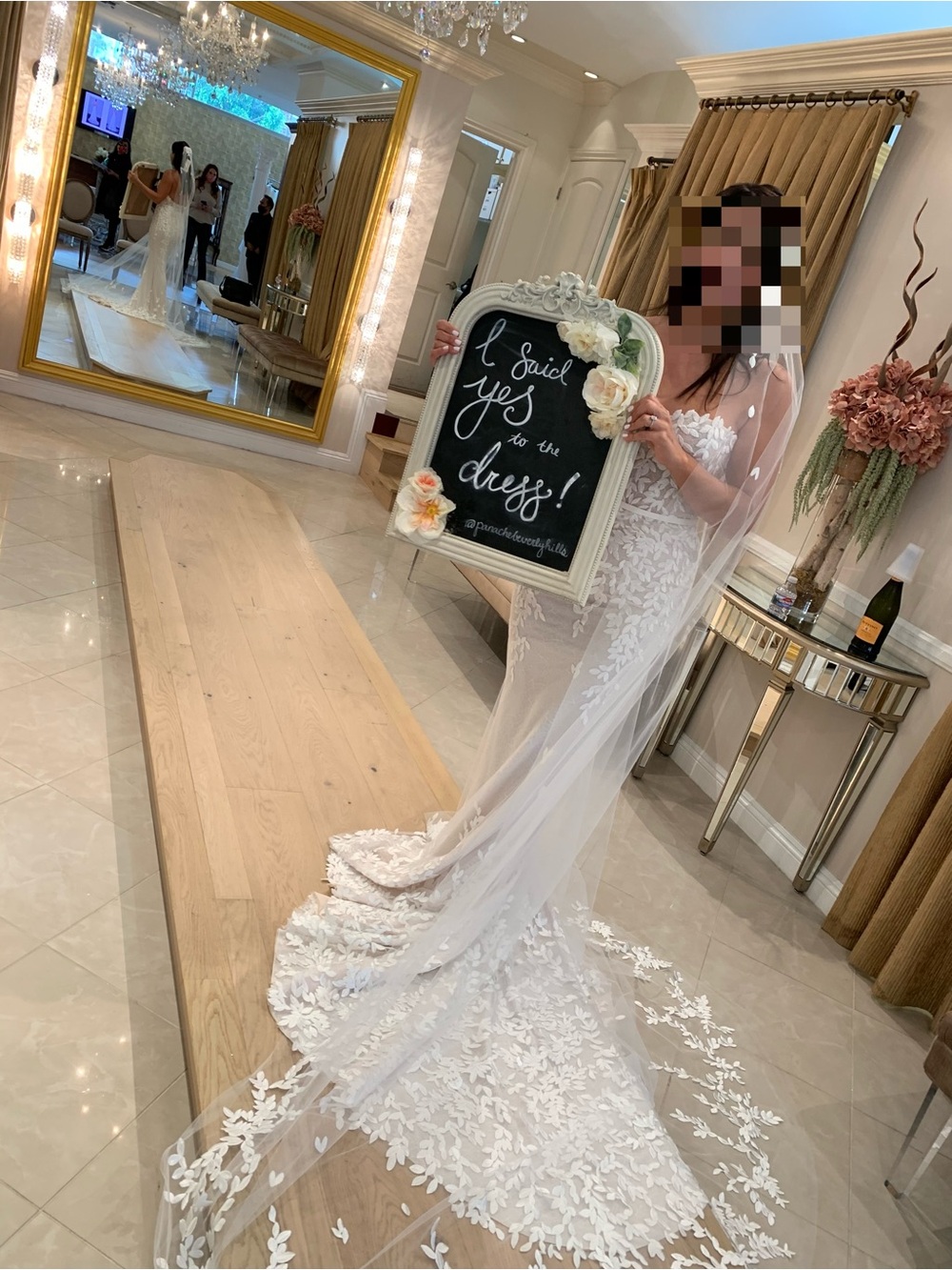 Mira Zwillinger Custom Handmade Chaz Veil NEW